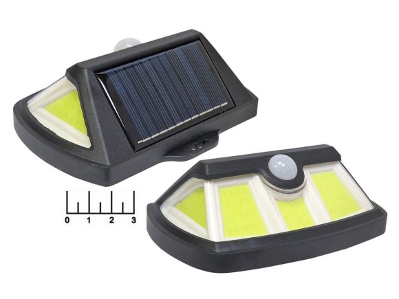 Фонарь садовый 5 светодиодов COB YG-1393 на солнечной батарее с сумеречным датчиком  аккумуляторный