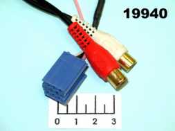 Переходник к автомагнитоле AUX IN Blaupunkt/RCA 2 гнезда