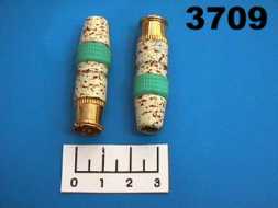 Разъем TV гнездо gold керамика