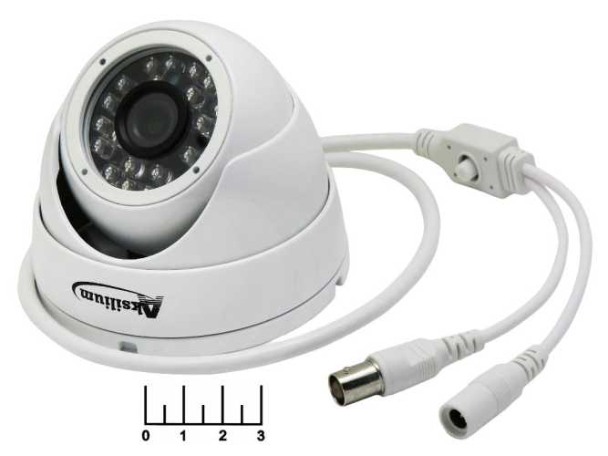 Видеокамера CMF-202 F (2.8) 2 2Mр 2.8мм цветная купольная + ИК-подсветка