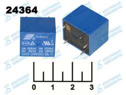Реле =24V 10A/250V SRD-S-124D (SRD-24VDC-SL-C)
