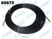 Струна для протяжки кабеля 4мм 20м Fortisflex черная