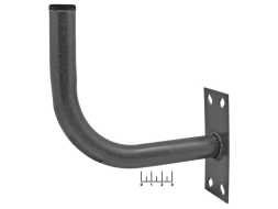 Крепеж антенный к стене 20см d25 серый