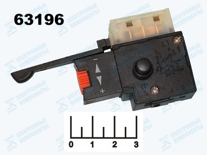 Кнопка для электроинструмента БУЭ-01P2-2 2A (№106) 2 контакта