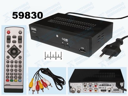 Ресивер цифровой телевизионный DVB-T2 Сигнал HD-200 + медиаплеер