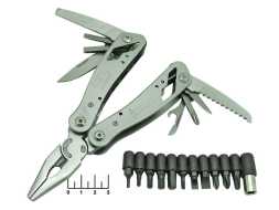 Инструмент складной карманный HX-2026 с насадками (Multi Tools)