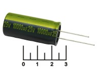 Конденсатор электролитический ECAP 10000мкФ 25В 10000/25V 1842 105C (WL)
