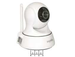 IP-камера OT-VNI21 цветная с блоком питания Wi-Fi (черная)