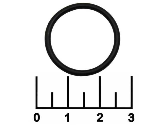 Кольцо уплотнительное резиновое 20*2мм черное