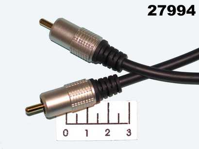 Шнур 1RCA-1RCA 3м gold металл Premier (5-300)