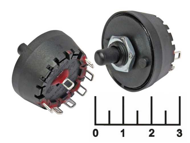 Переключатель галетный 6 положений 8A