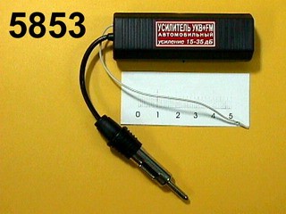 Антенный усилитель 66-108 МГц УКВ+FM 15-35дБ с регулировкой