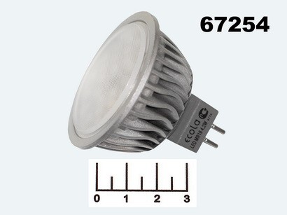 Лампа светодиодная 220V 4.2W MR16 GU5.3 зеленая Ecola (47*50) M2CG42ELC