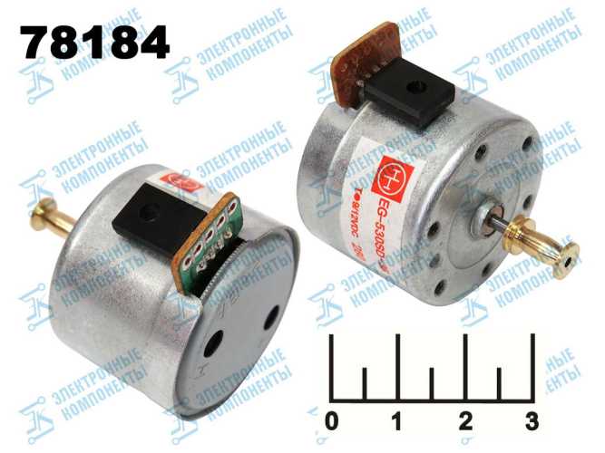 Двигатель 6V EG-530SD-3F правый 3-х скоростной
