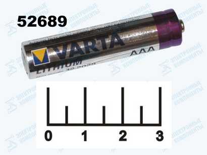 Батарейка AAA-1.5V Varta Ultra 6103 Lithium FR03 (ААА)