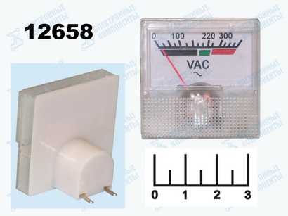 Измерительная головка вольтметр 300V 40*40мм AC