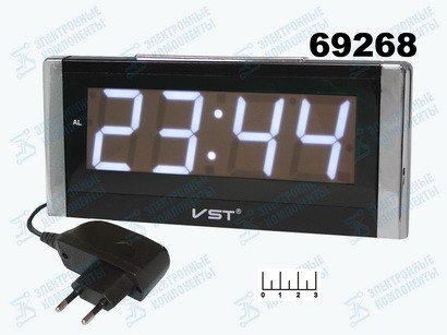 Часы цифровые VST-731-6 белые