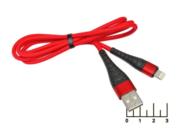 Шнур USB-iPhone Lightning 1м шелк Borofone BX32 (быстрая зарядка)