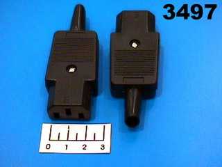 Разъем питания 3pin гнездо C13 на кабель