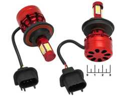 Комплект ламп светодиодных автомобильных 6000K H13 с вентилятором (2 штуки) (H-X-002-H13)