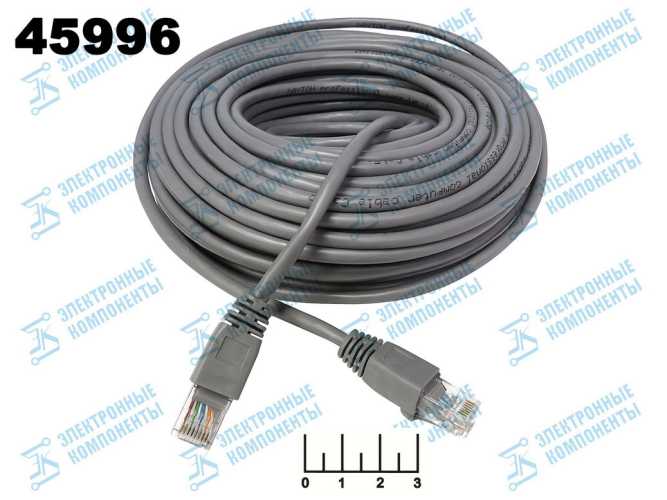 Шнур 8P8C-8P8C (RJ-45) 30м Dayton (4-0053) (патч-корд) (UTP)