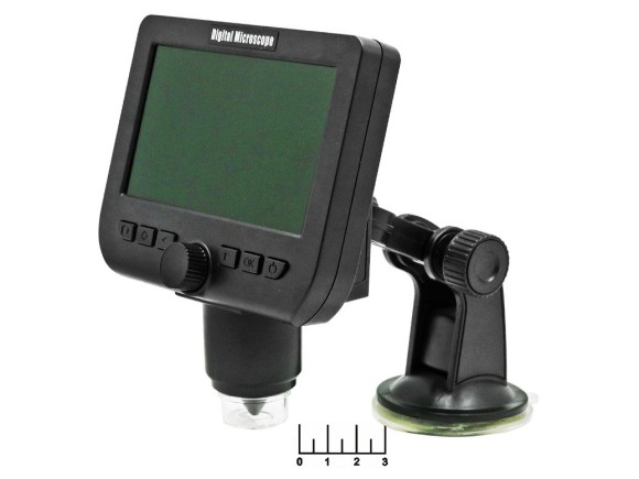 Микроскоп цифровой с экраном 50*-1000* 4.3 LCD 3MP micro CD на присоске (OT-INL43)