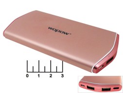 Power Bank 2USB 5V 2.1A 8Ah - вход micro USB+Type C Wopow S8