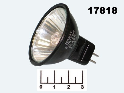 Лампа галогенная 220V 35W GU5.3 Foton black