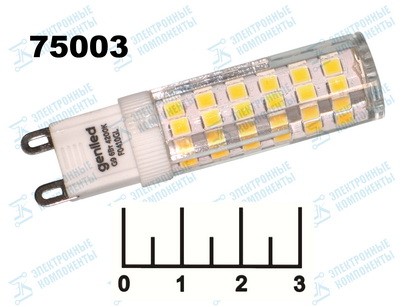 Лампа светодиодная 220V 6W G9 4200K белый 75LED Geniled (01325)