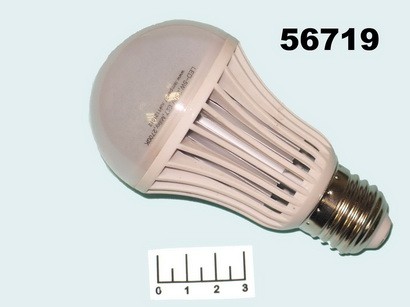 Лампа светодиодная 220V 3W E27 2700K белый теплый A60