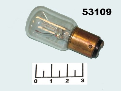 Лампа 220V 15W BA15D для швейных машин 2 контакта Pila