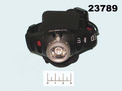 Фонарь налобный 1 светодиод TK-37 3 режима zoom