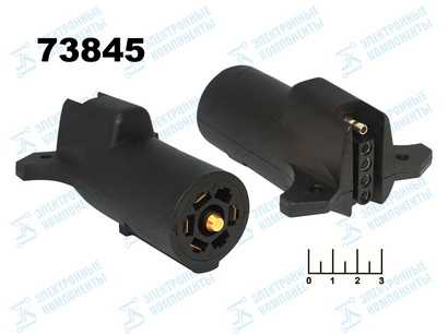 Адаптер розетки прицепа 7pin-5pin Tirol