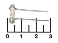 Вставка плавкая керамическая ВПК 5A (ВП1-2) с выводами (предохранитель)