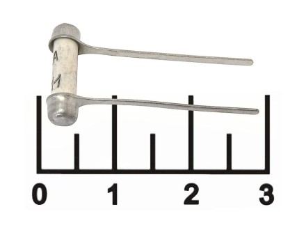 Вставка плавкая керамическая ВПК 5A (ВП1-2) с выводами (предохранитель)