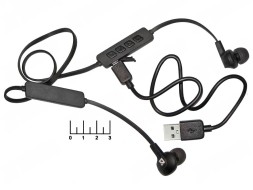 Наушники (гарнитура) Defender Free Motion B615 беспроводные с микрофоном