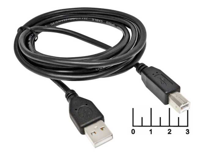 Шнур USB-USB B 1.8м Cablexpert