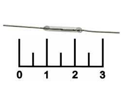 Геркон 2.3*14мм 2pin 0.55A/300V 10W Y213