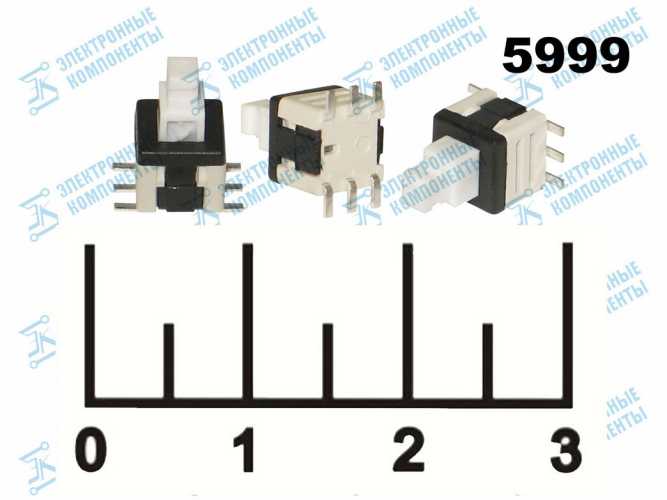 Кнопка тактовая 6*6*10 6 контактов с фиксацией
