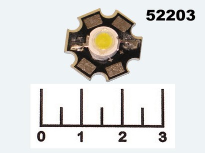Светодиод LED 5W белый 6.5V 240-260lm 5000-6500K