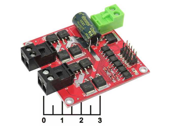 Радиоконструктор Arduino драйвер шагового двигателя 6.5-27V 7A 3-6.5Vупр L298 XY-160D