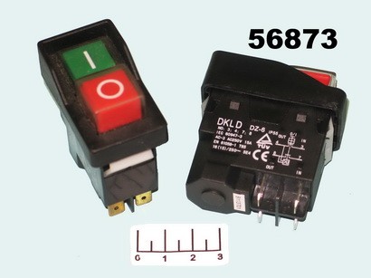 Кнопка для бетономешалки 250/16 DZ-6 (KJD 17/KJD6) 4 контакта (№131A)