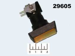 Кнопка для игровых автоматов желтая 25*40 GMSI-3B-R