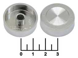 Ручка на вал 5.5мм серебро CK3010S