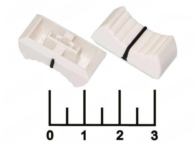 Ручка 24*11*11 белая (S0890)