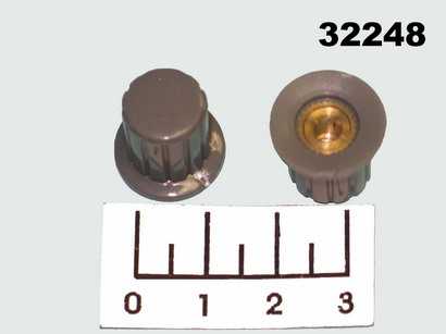 Ручка на вал 4мм серая KYP16-16-4 (цанговый зажим)