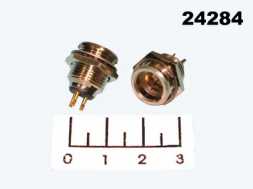 Разъем mini XLR штекер в панель под гайку