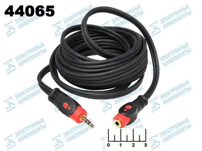 Шнур AUD 3.5-AUD 3.5 гнездо стерео 5м gold пластик Dayton (3-0340)