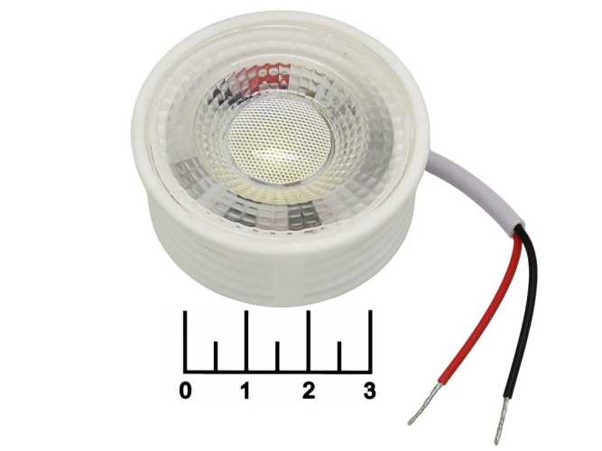 Светильник светодиодный встраиваемый 220V 10W MR16 4000K белый Wolta