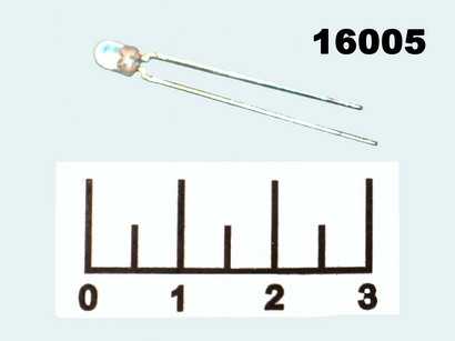 Светодиод LED КИПД66Т-Ж желтый 3V 3мм (GNL-3014UYC)